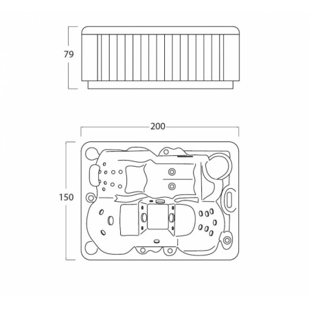 Спа бассейн Treesse Dubai